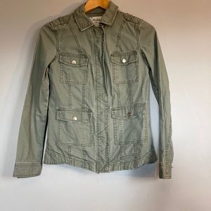 EUC Military style army green Mudd jacket size XS
